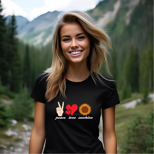 Shirt damen hippie - t-shirt,