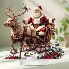 Weihnachtsschlitten rentier - weihnachtsschlitten,
