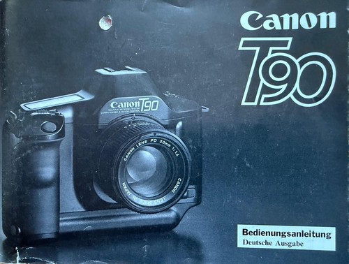Bedienungsanleitung canon t90 - bedienungsanleitung,