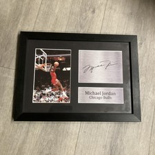 NBA Michael Jordan signierter