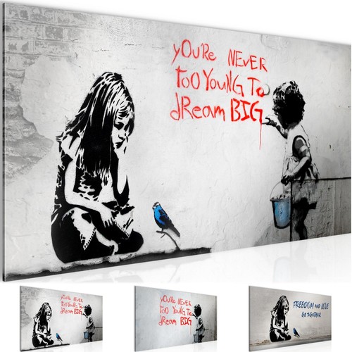 Bild wohnzimmer banksy street - bild,