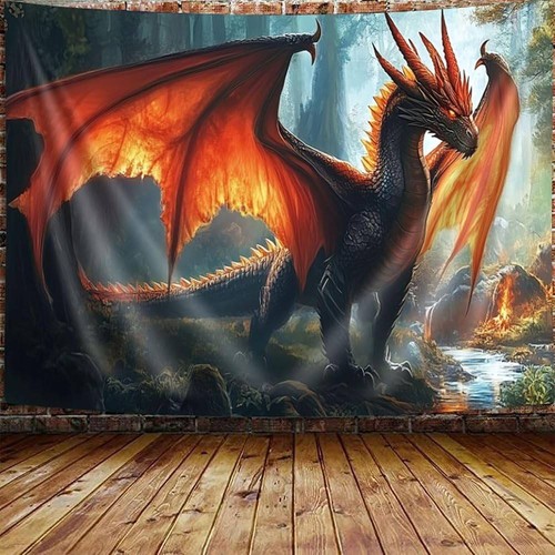 Wald drache poster - wald,