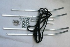 VESPA Trittleisten Satz SET Alu Gummi V 50 Special ET3 Primavera SS 90 Rahmen SR