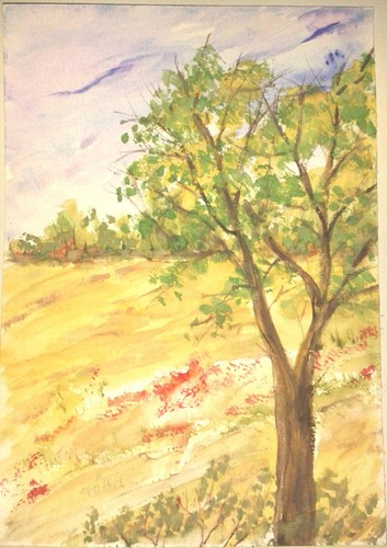 Original gemälde aquarell - gemälde,