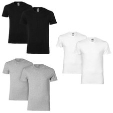 4 er Pack Puma Basic Crew T-Shirt Men Herren Unterhemd Rundhals