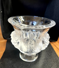 Lalique crystal dampierre vase - lalique,