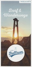 Insel Baltrum: Dorf & Wanderwege, Faltkarte, Herausgeber: Gemeinde Baltrum