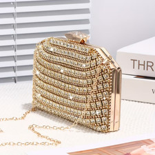 Luxuriöse Strass-Abendtasche