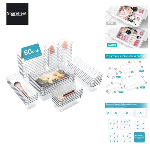 Pack drawer organizers 4 - 60,