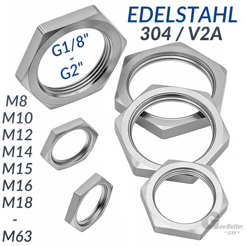 M10 bis m63 sechskantmutter - m8,