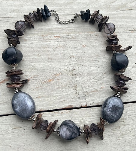 Ethno boho halskette - boho, collier