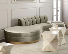 Runde Relax Couch Sofas Luxus