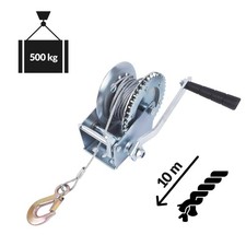 Handwinde 500kg Seilwinde mit