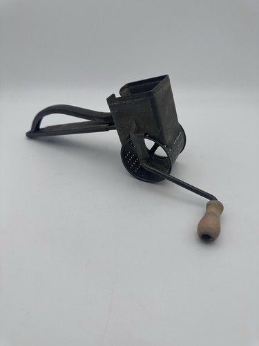 Vintage mouli metall handreibe - vintage,