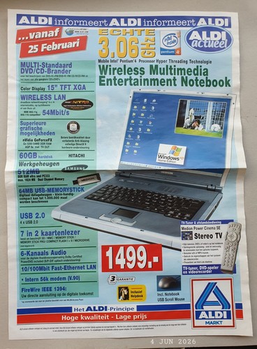 Alte werbung aldi - , technik