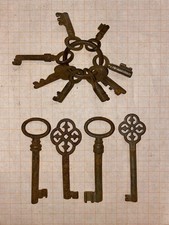 Antik SCHLÜSSEL Schrank Tür