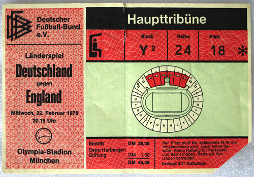 Fussball ticket eintrittskarte - ticket,
