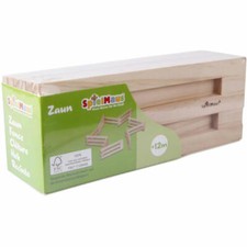 SpielMaus Holz Zaun Faltbar