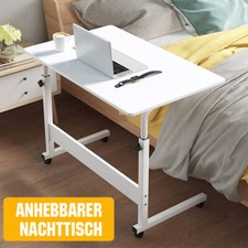 Laptoptisch Computertisch Beistelltisch Mit Rollen HöHenverstellbar Laptop 60cm