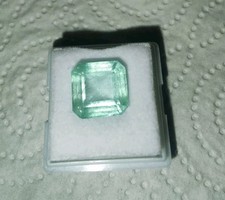 Natürlicher kolumbianischer Smaragd 7,54 Karat, AGA-zertifiziert