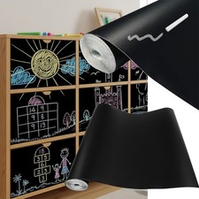 Tafelfolie Selbstklebend Kreidefolie Schwarz 10€/m² Folie Beschriftbar Wanddeko