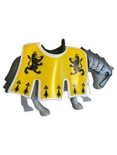 Playmobil Ritter Pferd mit Wappen Spielfigur Gelb Kinder ab 4 Jahre