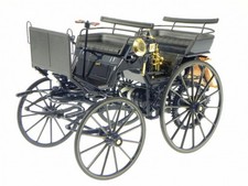 Norev 183700 Daimler Motorkutsche 1886 dunkelblau Mercedes 1:18 Oldtimer Modella