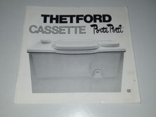 Broschüre – Bedienung – Beschreibung – Thetford Cassette Porta Potti C2 Oldtimer