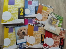 Schulhefte  2.-4. Klasse, DIN A4, A5, Hefthülle A5, 2 HH, Buchständer gratis 