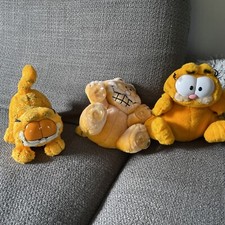 3 x  Garfield  - Plüsch -