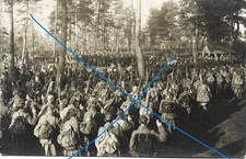 1WK 1917 - Österreich Kuk L.IR. Leitmeritz b. Vereidigung im Wald mit Ausrüstung