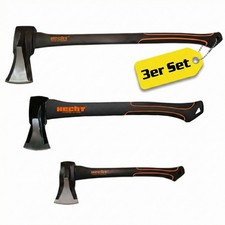 Spaltaxt Axt Beil 3er Set Holz