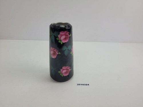 Porzellan vase 21cm - vase, goldrand