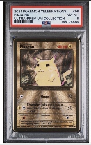 Pikachu 102 gold - pikachu, metal