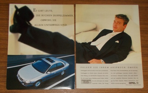 Seltene werbung opel omega - werbung,