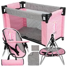 Malplay Puppenbett Hochstuhl