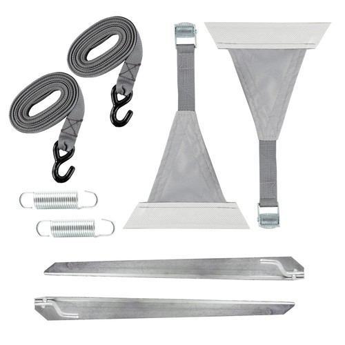 Abspannset tlg grau für - 8,