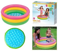Intex Planschbecken Sunset Glow 61 cm - Regenbogen Babypool Kinderpool Pool