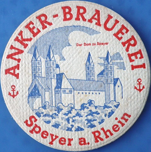 Alter bierdeckel anker - bierdeckel,