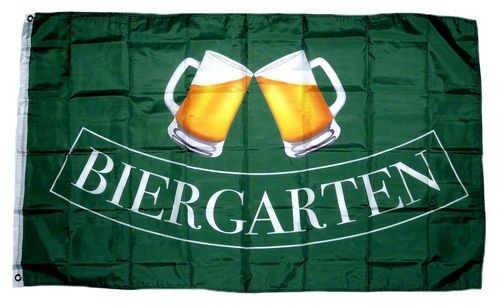 Fahne flagge biergarten - fahne,