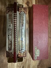 Hohner Tremolo Mundharmonika, 4fach Kreuzwender Silberstimmung