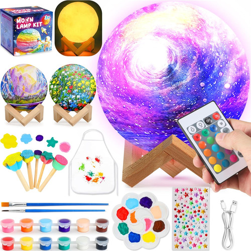 Mondlampe space kit bastelset - mondlampe,