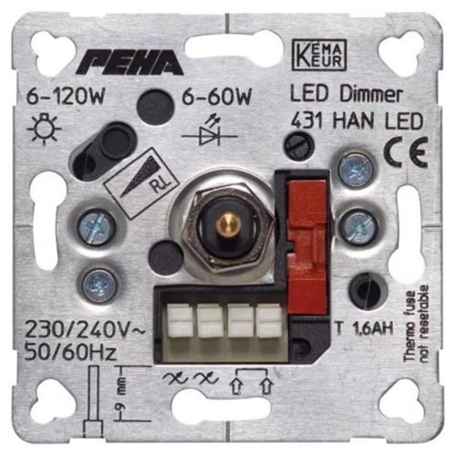 Peha drehdimmer unterputz - drehdimmer, d