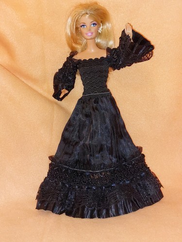 Barbie wednesday addams - barbie, kleid