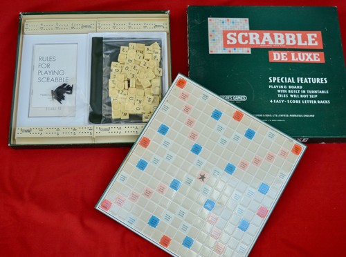 Scrabble luxe set 1973 - luxe,