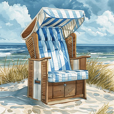Wandbild Urlaub Strand