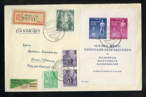 Ddr r brief erfurt - bl.11, r-brief