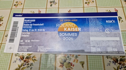 Roland kaiser konzertticket - roland,