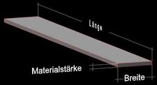 Flachstange aluminium - flachstange,