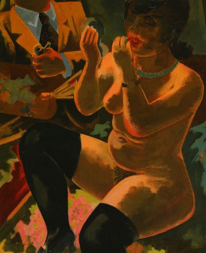 George grosz akt mit - george,